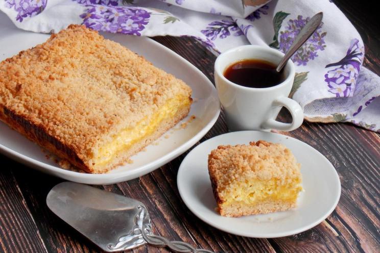 Delicate Cottage Cheese Crumble Pie Delicate Cottage Cheese Crumble Pie