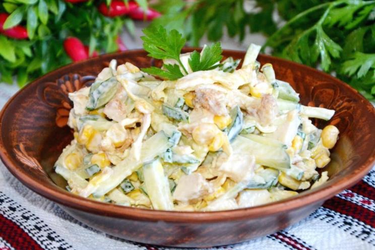 Omelette Chicken Salad