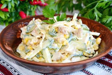 Omelette Chicken Salad