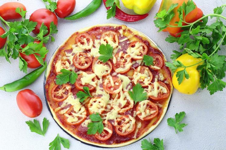 Quick No-Yeast Pizza on Water