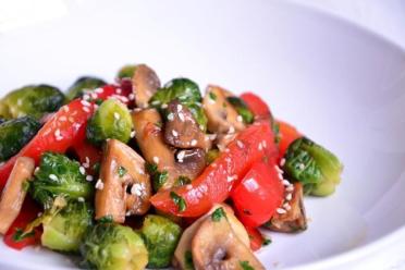 Lenten Brussels Sprout Salad