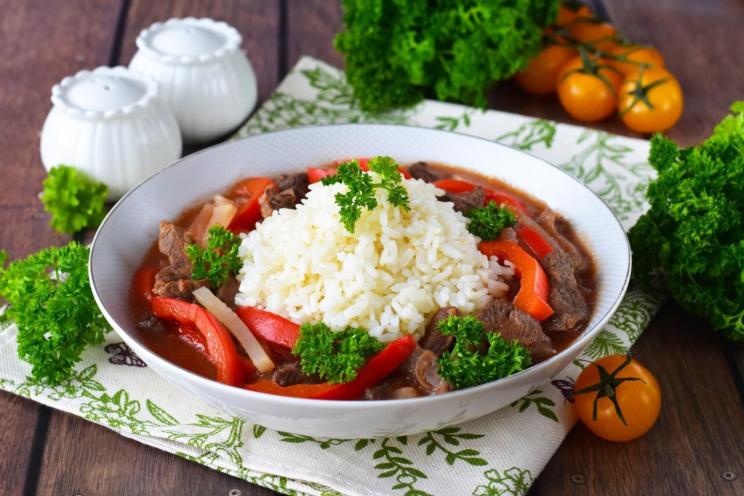 Savory Beef and Rice Skillet