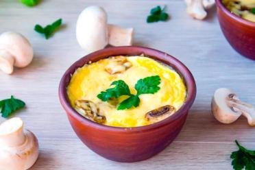 Classic Mushroom Julienne with Cheese and Onions
