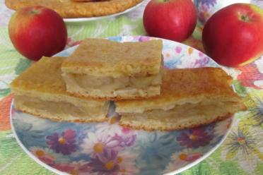 Apple and Curd Delight Pie