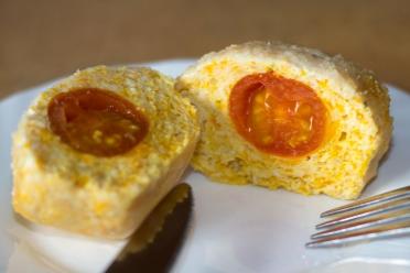 Stuffed Chicken Fillets with Pumpkin and Cherry Tomato