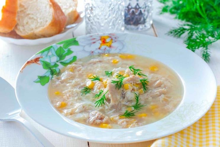 Creamy Corn and Chicken Soup