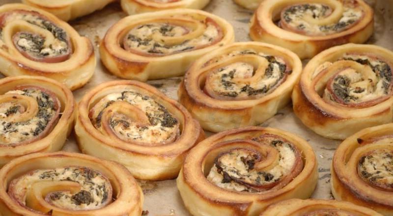 Spinach and Bacon Potato Roll