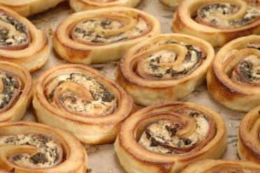 Spinach and Bacon Potato Roll