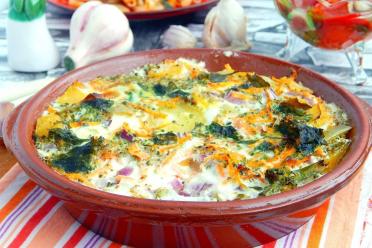 Creamy Baked Veggies