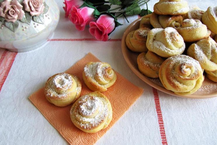 Cottage Cheese Rose Cookies Cottage Cheese Rose Cookies