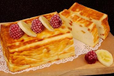 Vanilla Semolina Cottage Cheese Casserole
