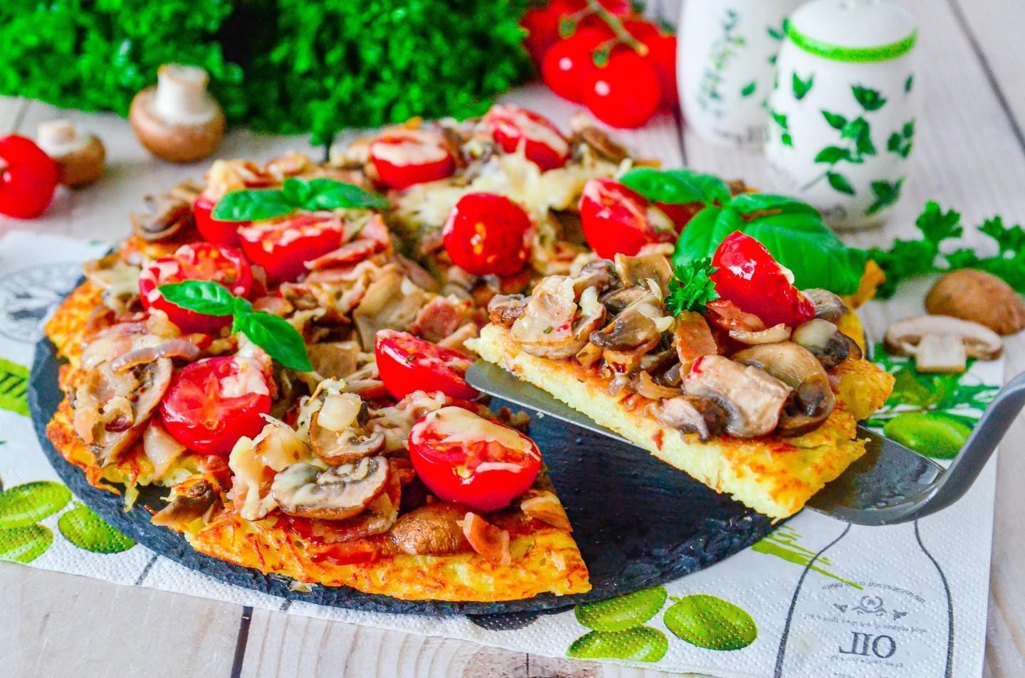 Skillet Potato Pancake Pizza Skillet Potato Pancake Pizza