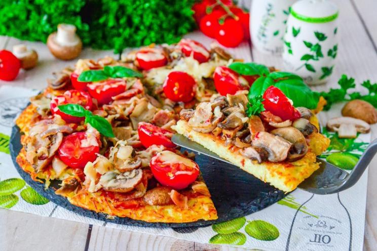 Skillet Potato Pancake Pizza