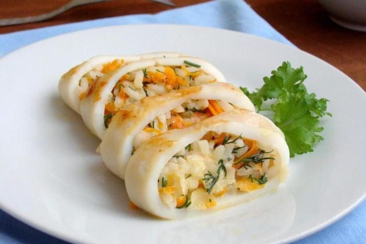 Easy Slow Cooker Stuffed Squid