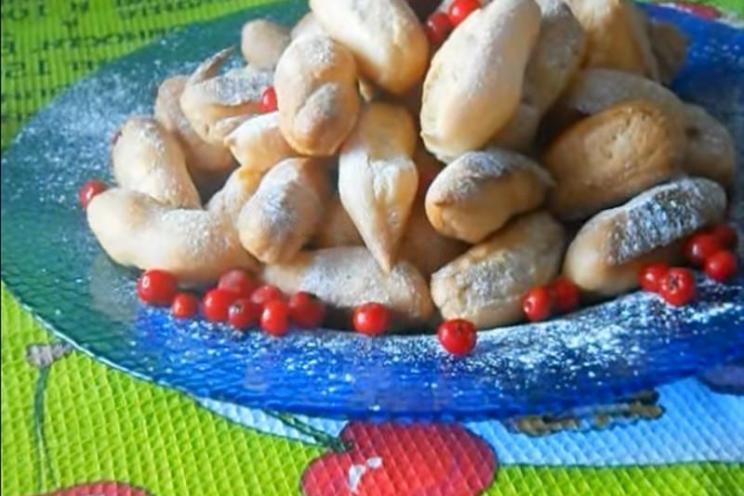 Custard Choux Cookies