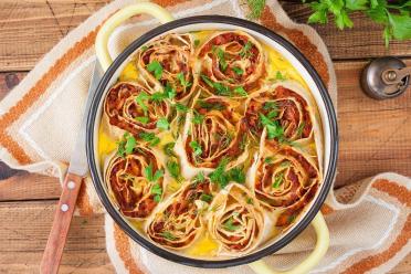 Cabbage Lavash Pie: Quick, Tasty, Flourless Casserole
