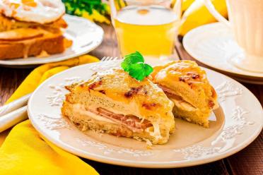 Delicious French Ham and Cheese Sandwich