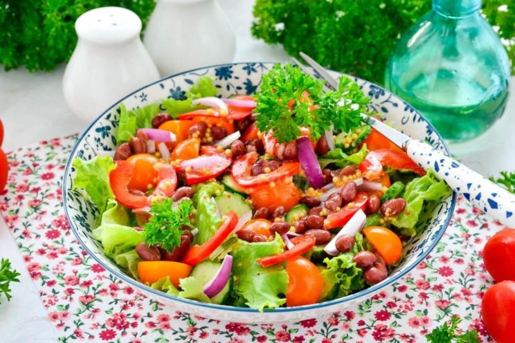 Quick and Nutritious Bean and Veggie Salad