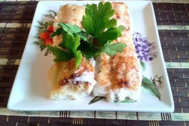 Spinach & Ricotta Cannelloni with Bechamel Sauce