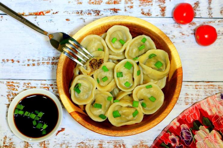 Mushroom-Stuffed Vegetarian Dumplings Mushroom-Stuffed Vegetarian Dumplings