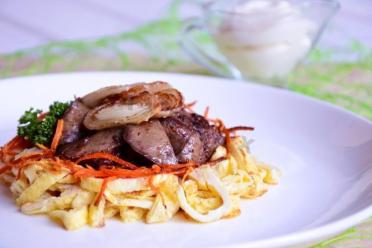 Liver and Corn Salad Delight