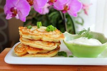 Savory Sausage and Green Onion Pancakes
