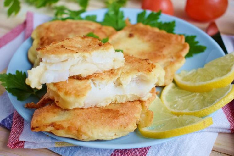 Pan-Fried Battered Cod Fillet Pan-Fried Battered Cod Fillet