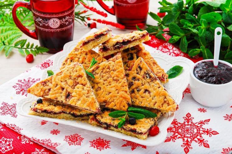Jam-Filled Crumble Cookies Jam-Filled Crumble Cookies