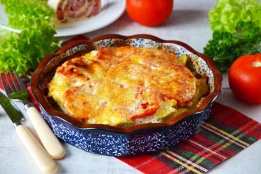 Baked Chicken Fillet with Potatoes