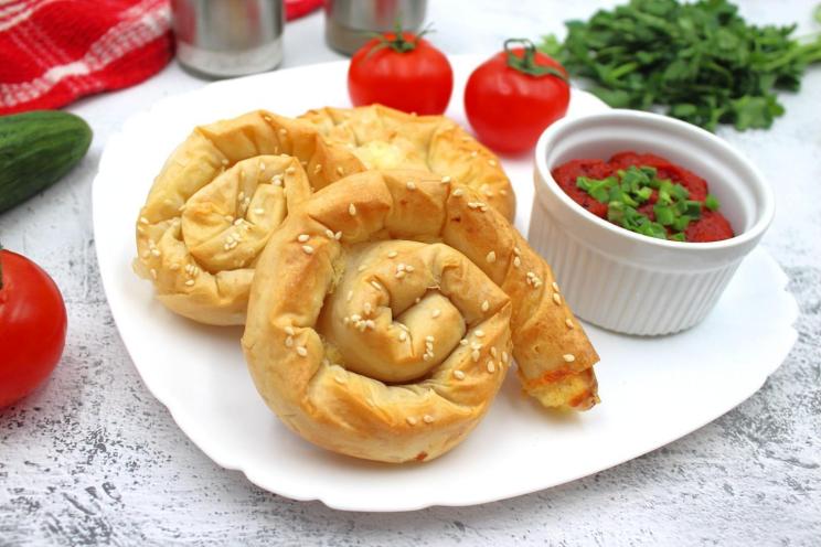 Cheese-Filled Filo Pastries
