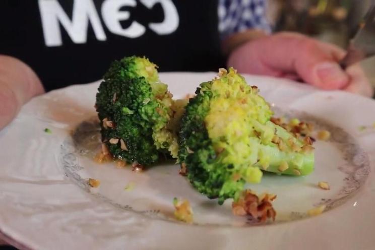 Kid-Approved Broccoli with Peanuts and Olive Oil