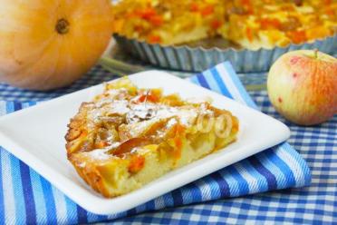 Apple-Pumpkin Milk Pie