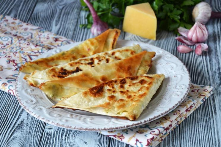Cheese-Filled Lavash Wraps