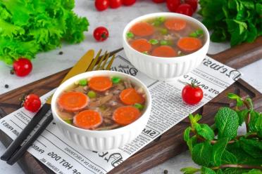 Hearty Turkey Neck Aspic