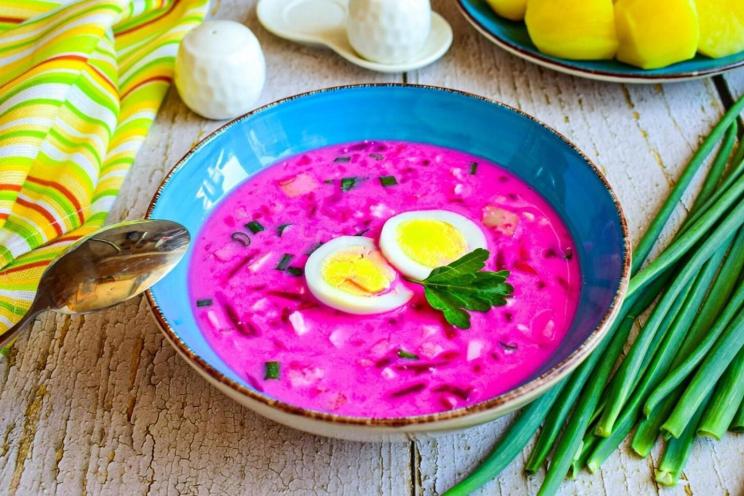 Chilled Kefir Beet Soup