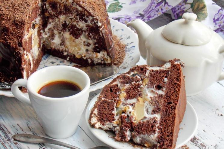 Pineapple Walnut Dome Cake