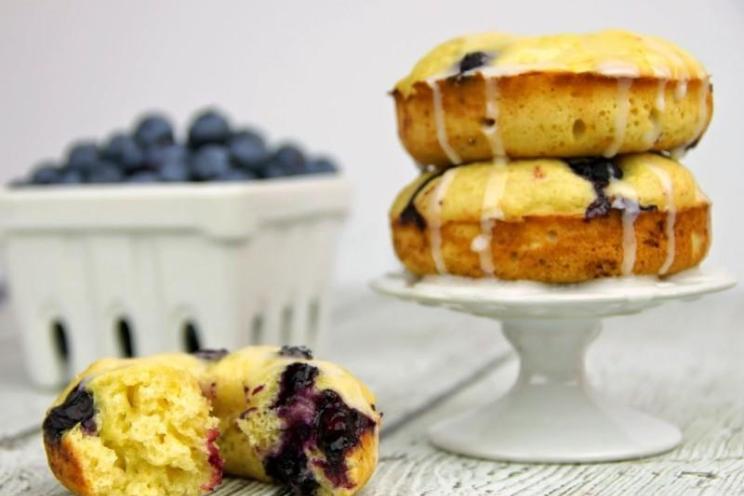 Yeast-Free Blueberry Lemon Milk Donuts Yeast-Free Blueberry Lemon Milk Donuts