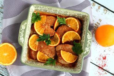 Oven-Baked Turkey Fillet with Orange Soy Sauce