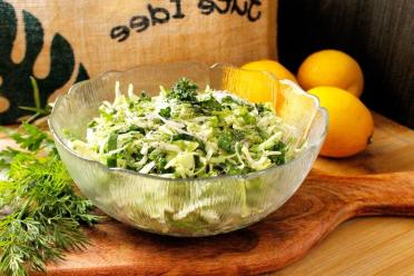 Summer Fresh: Young Cabbage and Sorrel Salad