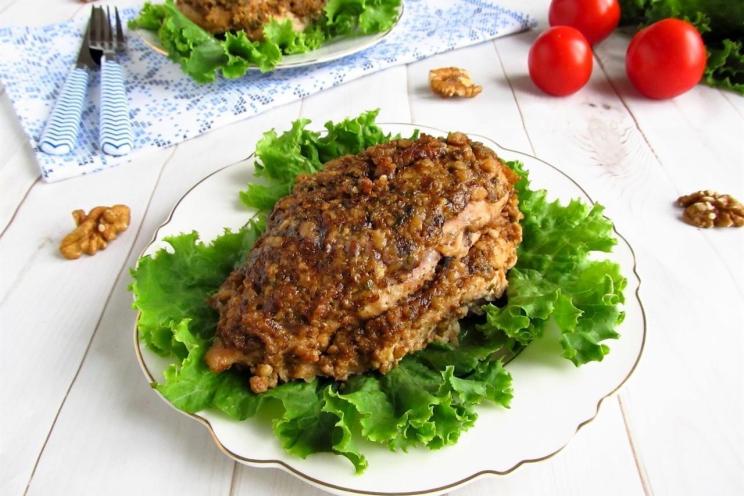 Nutty Oven-Baked Chicken Breast