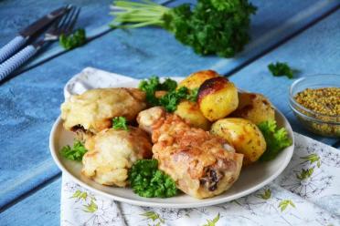 Crispy Battered Chicken Drumsticks