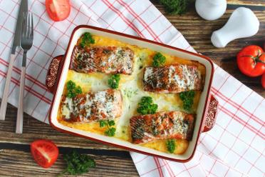 Festive Fish and Potato Casserole