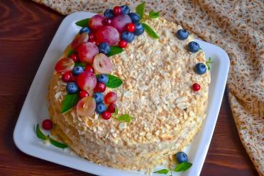 Quick Frying Pan Napoleon Cake