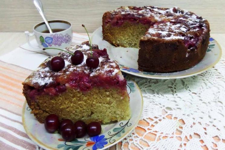 Cherry & Apple Yogurt Charlotte