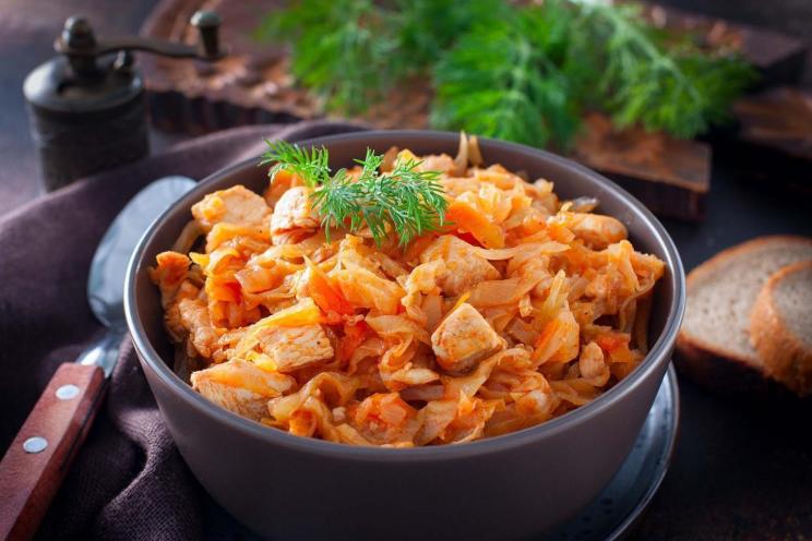Braised Chicken and Cabbage Skillet Braised Chicken and Cabbage Skillet