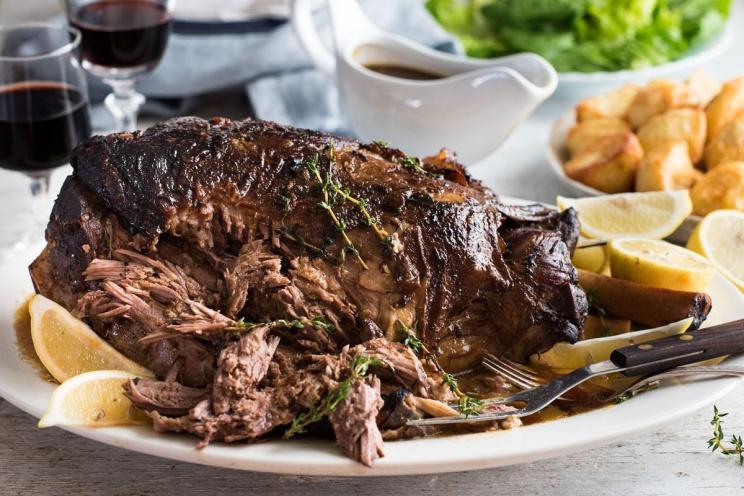 Oven-Baked Foil Lamb with Orange Herb Crust