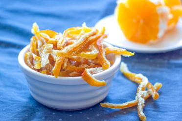 Homemade Candied Orange Peels