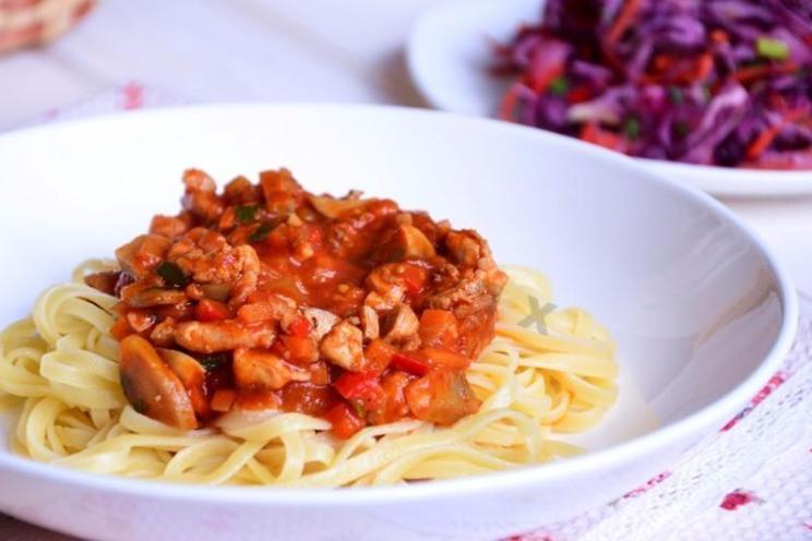 Chicken Tomato Pasta Delight