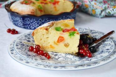 Curd-Filled Festive Pie