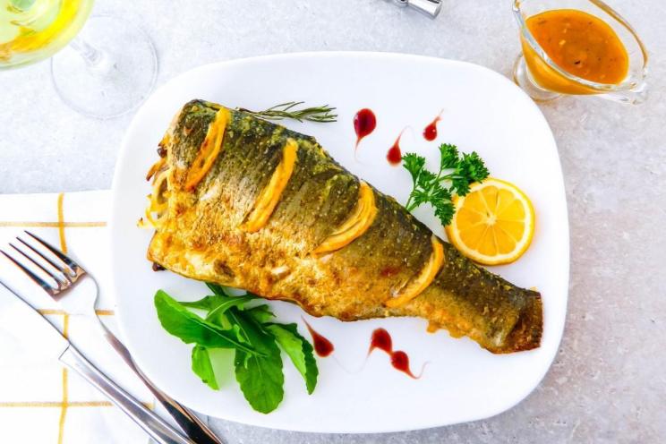 Oven-Baked Silver Carp